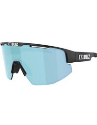 Bliz Matrix Small Matte Black Smoke with Ice Blue Multi