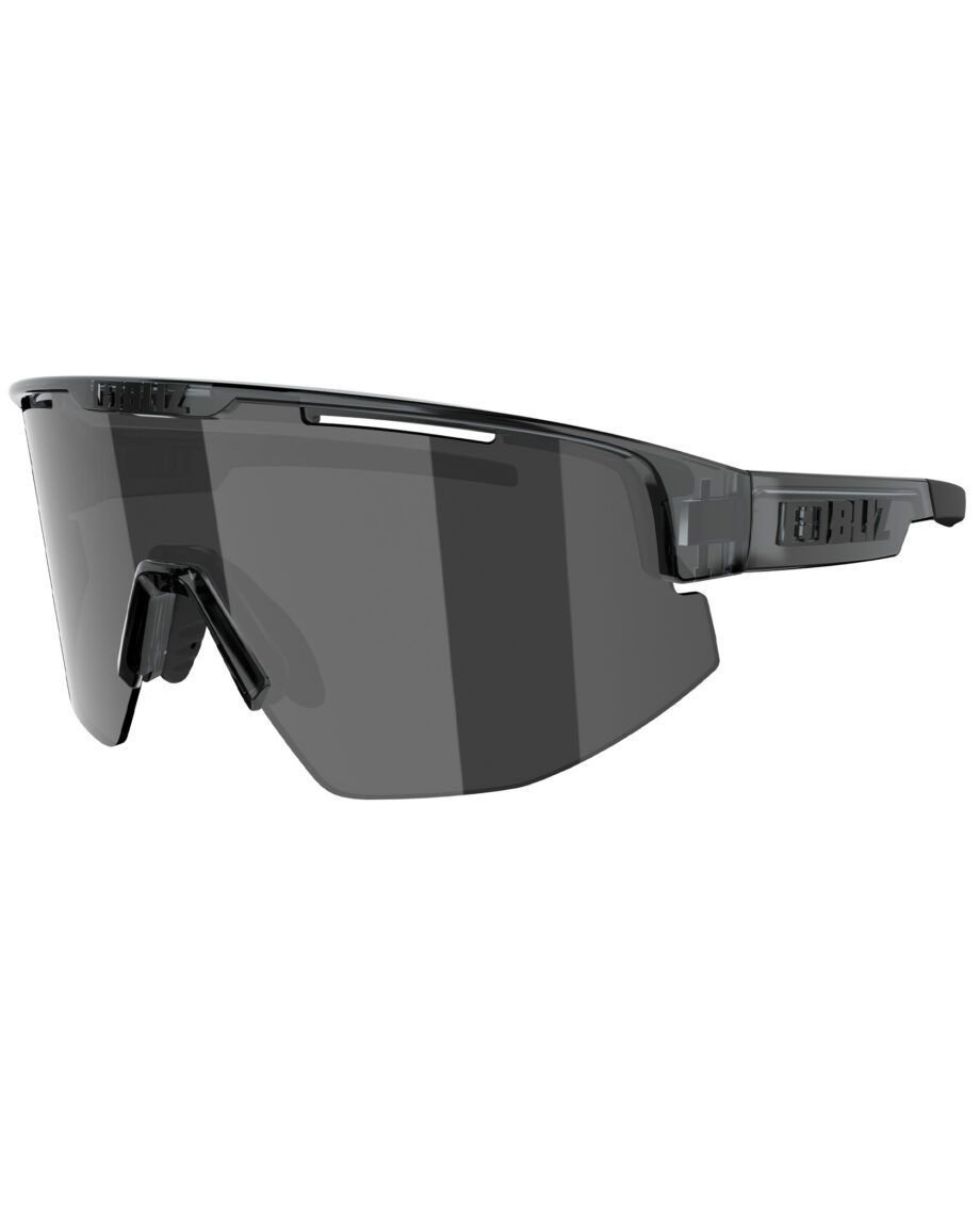 Bliz Matrix Small Crystal Black Smoke with Silver Mirror