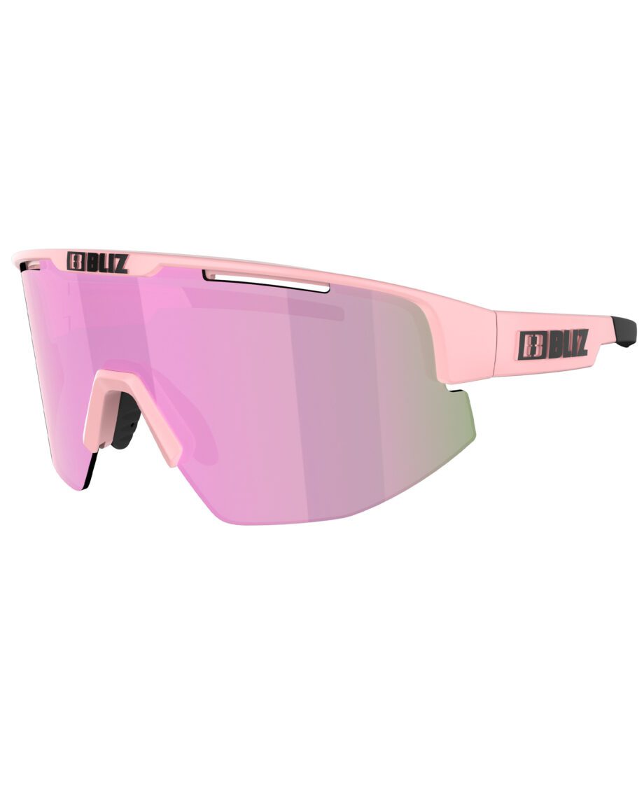 Bliz Matrix Matt Nano Optics Nordic Light Begonia Powder Pink Violet with Blue Multi