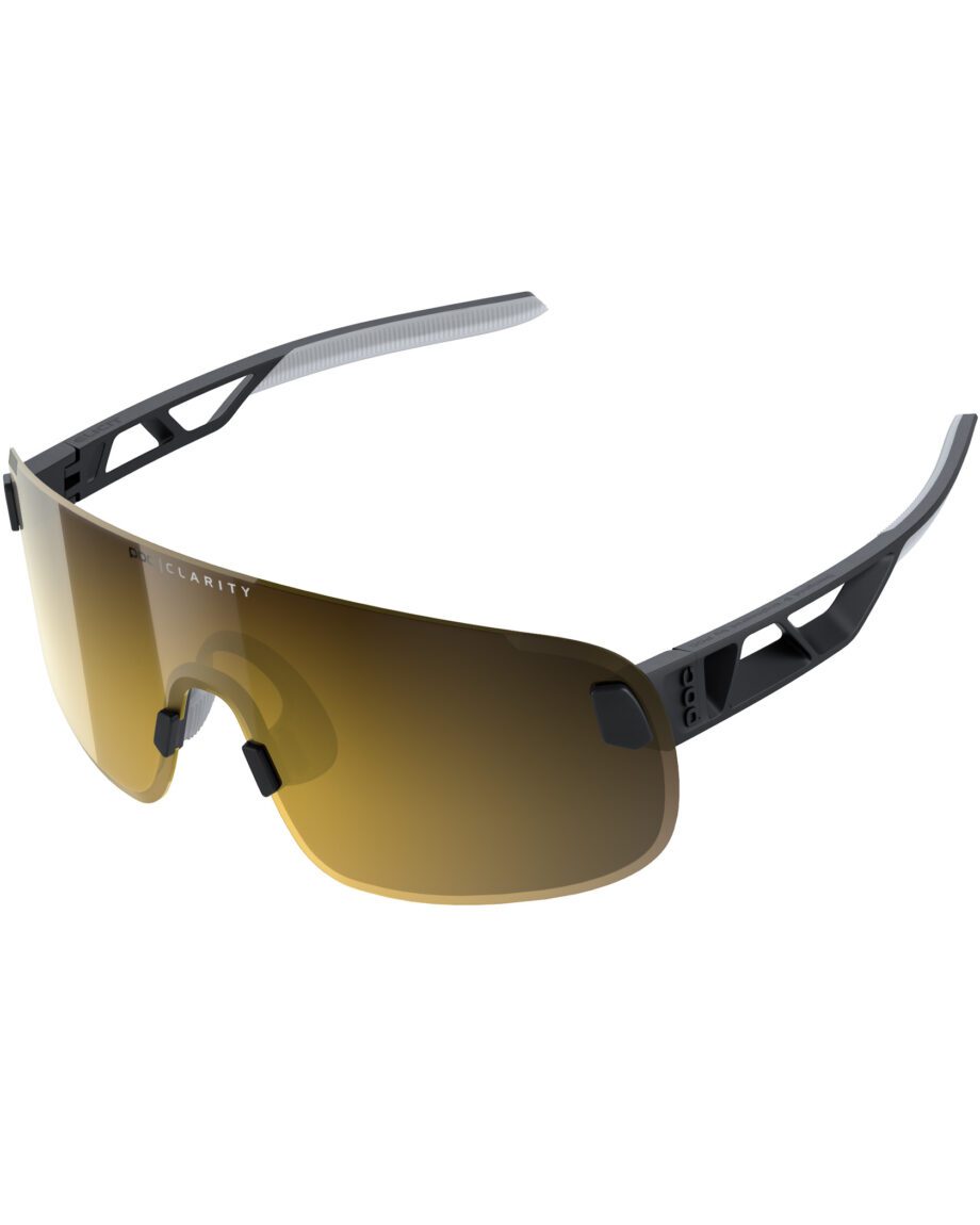 POC Elicit Uranium Black Clarity Road/Partly Sunny Gold