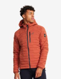 Revolution Race Flex Stretch Down Jacket - Herr - Rusty Orange, Storlek:M - Vinterjackor