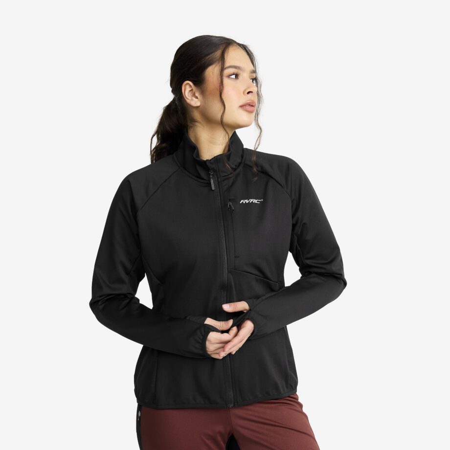 Revolution Race Dam > Jackor > Vindjackor - Pace Wind Jacket - Dam - Black, Storlek:XS
