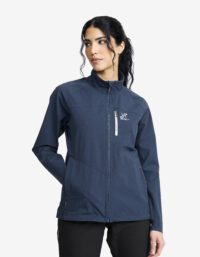 Revolution Race Venue Light Softshell Jacket - Dam - Moonlit Ocean, Storlek:2XL - Dam > Jackor > Vindjackor