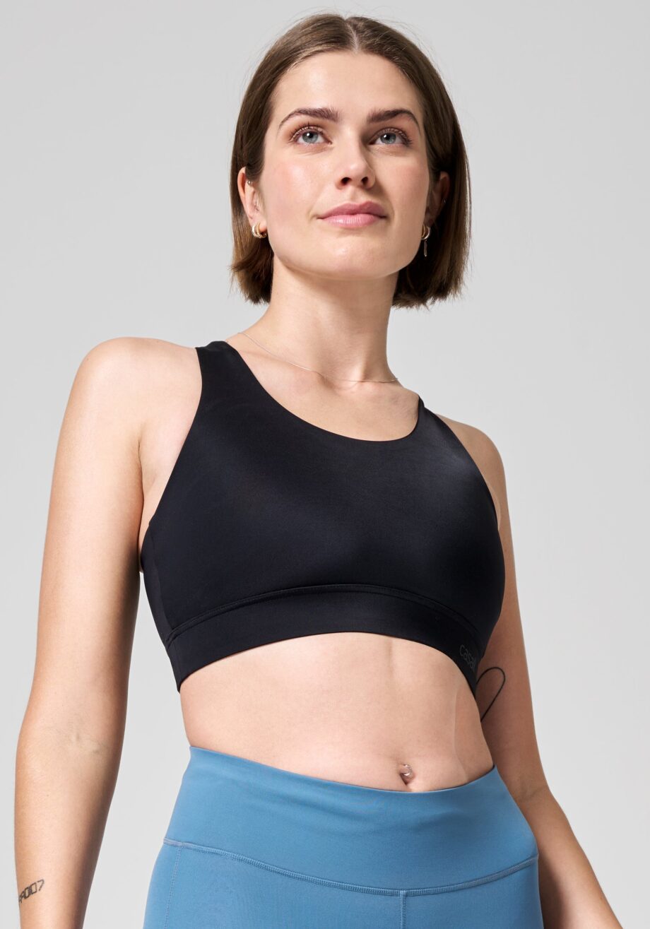 Casall Crossback Sports Bra - Black