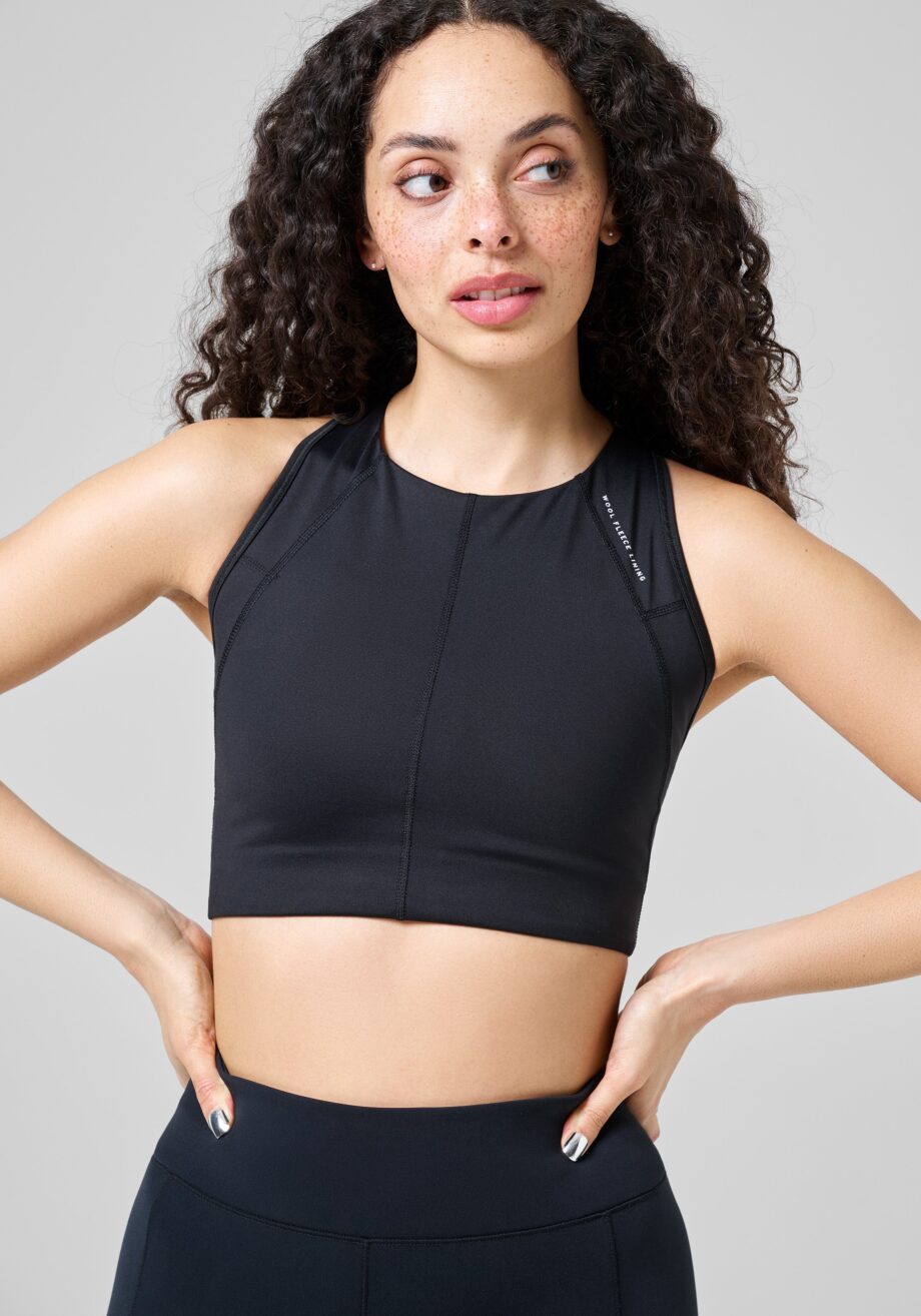 Casall Iconic Wool Lined Sports Bra - Black