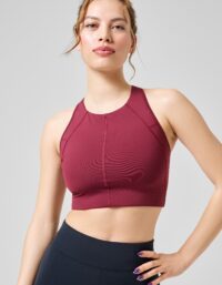 Casall Iconic Wool Lined Sports Bra - Evening Red