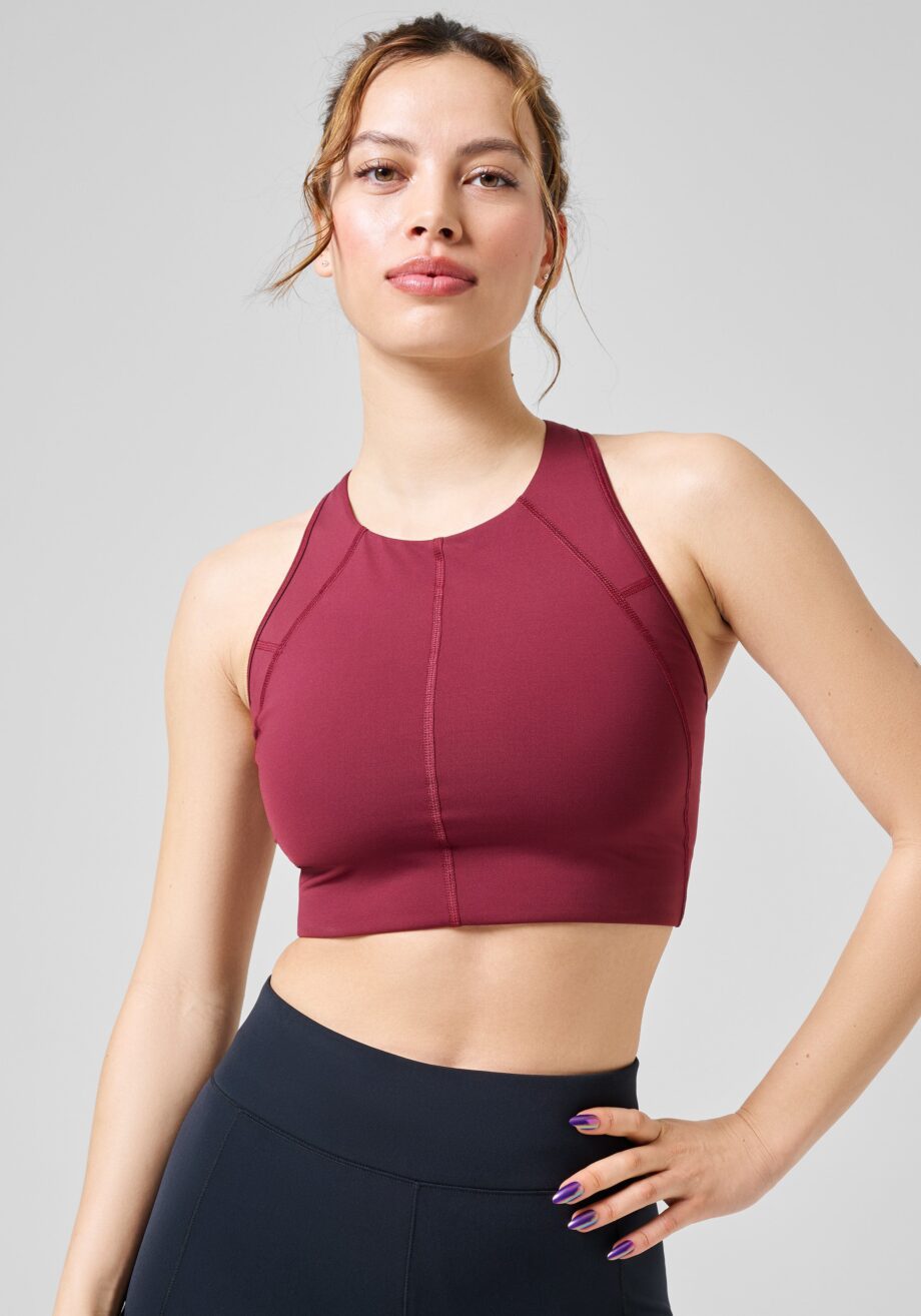 Casall Iconic Wool Lined Sports Bra - Evening Red