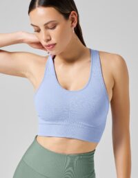 Casall Seamless Soft Sports Bra - Breeze Blue