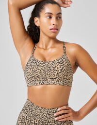 Casall Strappy Sports Bra - Brown Shake