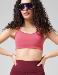 Casall Strappy Sports Bra - Raspberry
