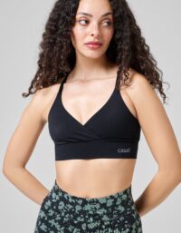 Casall Wrap Sports Bra - Black