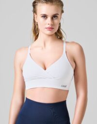 Casall Wrap Sports Bra - White