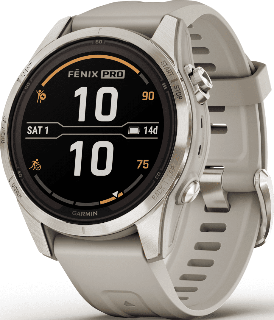 Garmin Fenix 7S Pro Sapphire Solar Edition Soft Gold