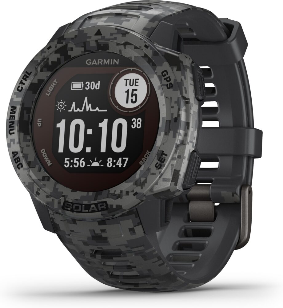 Garmin Instinct Solar Camo Edition Graphite Camo