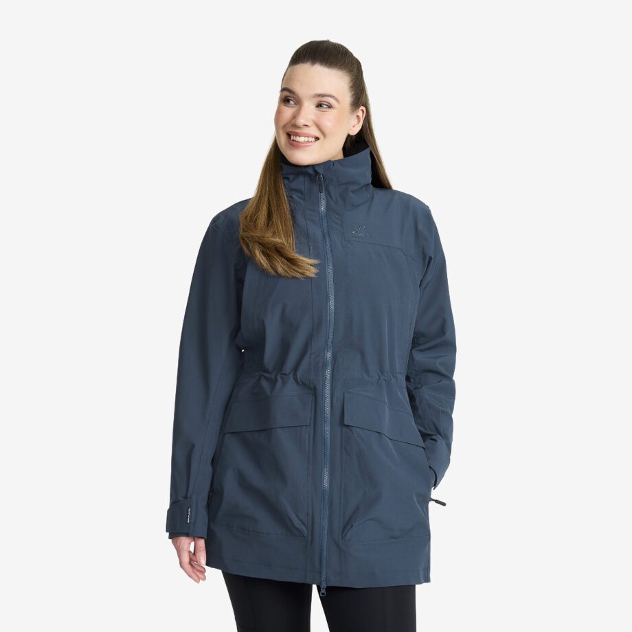 Revolution Race Nevis 2L Parka - Dam - Moonlit Ocean, Storlek:S - Skaljacka & Vindjacka