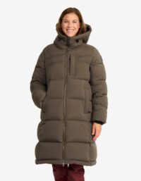 Revolution Race Flexpedition Down Parka - Dam - Mud, Storlek:L - Vinterjackor
