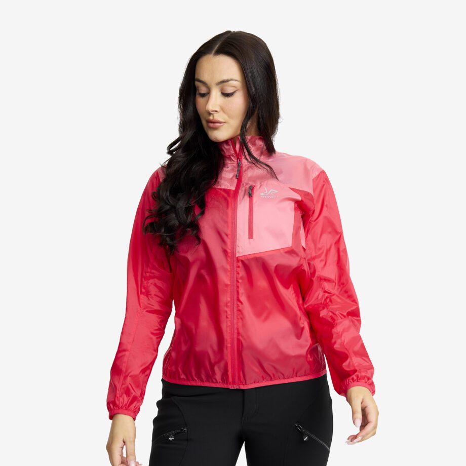Revolution Race Ultra Light Windbreaker - Dam - Bubblegum/Azalea, Storlek:2XL - Dam > Jackor > Vindjackor