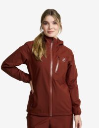 Revolution Race Vector 2L Jacket - Dam - Fired Brick, Storlek:XL - Skaljacka & Vindjacka