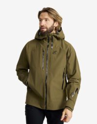Revolution Race Cyclone 3L Shell Jacket - Herr - Dark Olive, Storlek:L - Skaljacka & Vindjacka