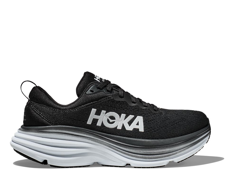 Hoka W Bondi 8 Wide Black/White