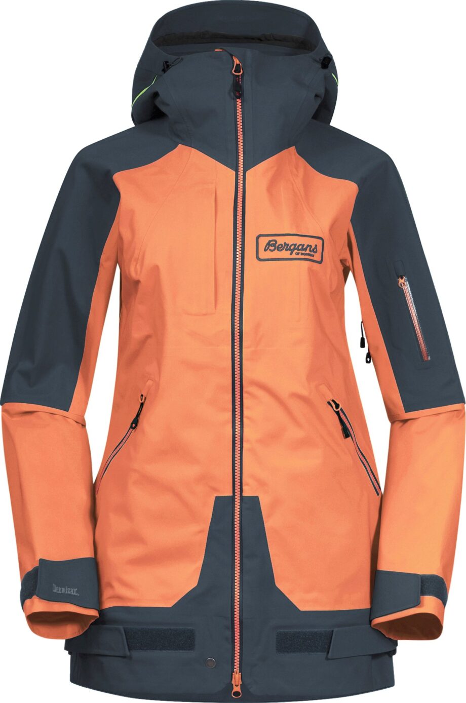 bergans Bergans Myrkdalen V2 3L Women's Jacket Cantaloupe/Orion Blue