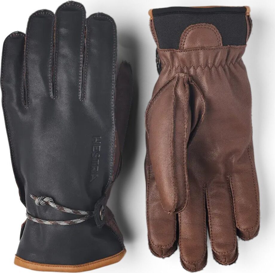 Hestra Hestra Wakayama 5-Finger Navy/Brown