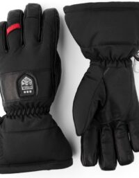 Hestra Hestra Power Heater Gauntlet - 5 Finger Black/Black