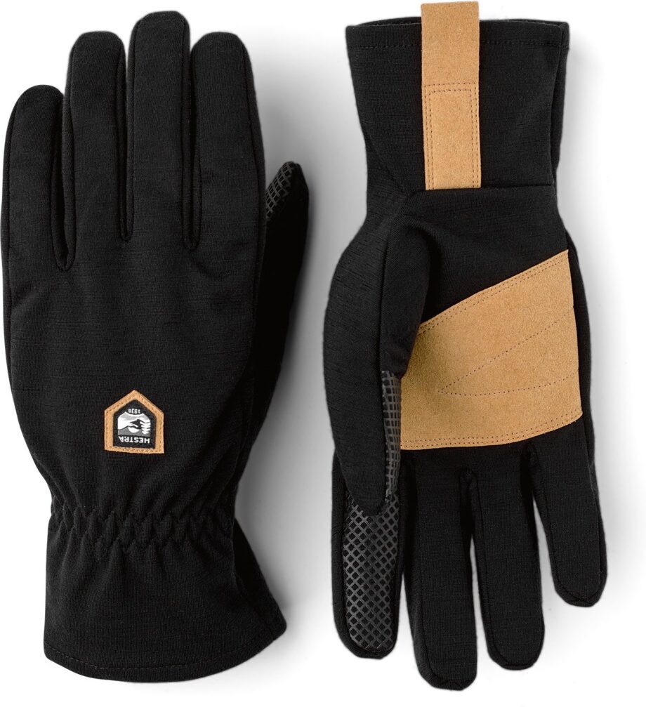Hestra Hestra Merino Windwool Liner - 5 Finger Black