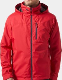 Helly Hansen Herr Crew Mellanlager Seglarjacka M Huva 2.0 Röd S