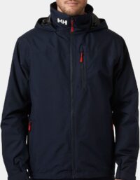 Helly Hansen Herr Crew Mellanlager Seglarjacka M Huva 2.0 Marinblå S