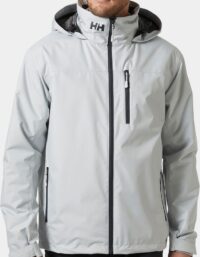 Helly Hansen Herr Crew Mellanlager Seglarjacka M Huva 2.0 Grå 3XL