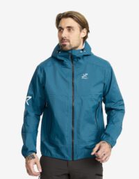 Revolution Race Arcade 3L Lightweight Jacket - Herr - Moroccan Blue, Storlek:L - Jackor > Regn- & Skaljackor