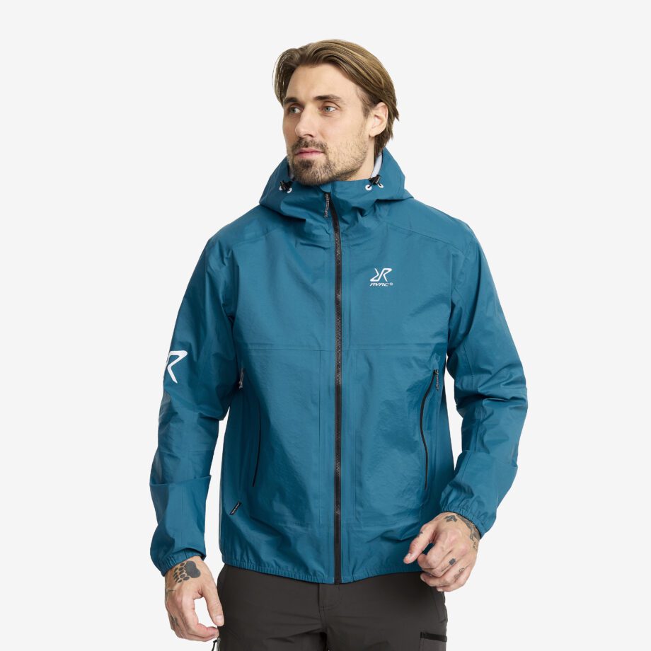 Revolution Race Arcade 3L Lightweight Jacket - Herr - Moroccan Blue, Storlek:L - Jackor > Regn- & Skaljackor