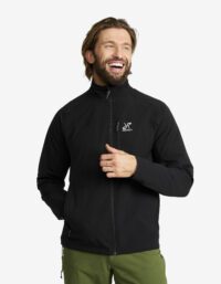 Revolution Race Jackor > Softshelljackor - Venue Stretch Jacket - Herr - Black, Storlek:XS
