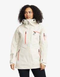 Revolution Race Dam > Jackor > Regn- & Skaljackor - Cyclone Long 3L Jacket - Dam - Peyote, Storlek:S