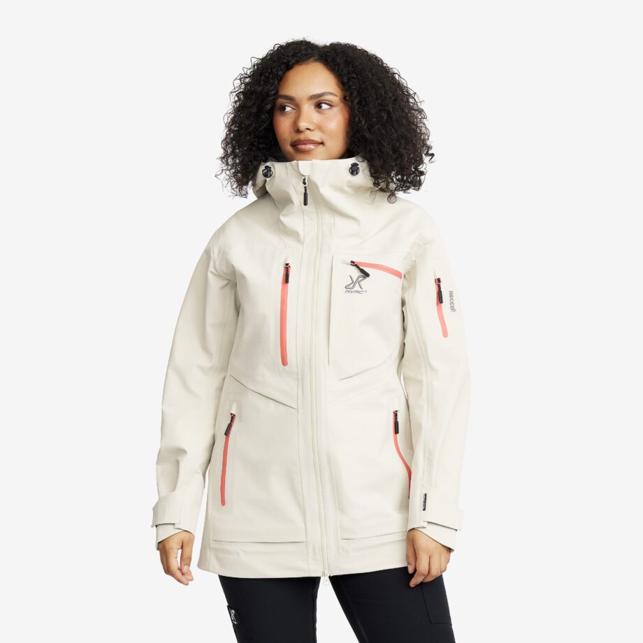 Revolution Race Dam > Jackor > Regn- & Skaljackor - Cyclone Long 3L Jacket - Dam - Peyote, Storlek:S
