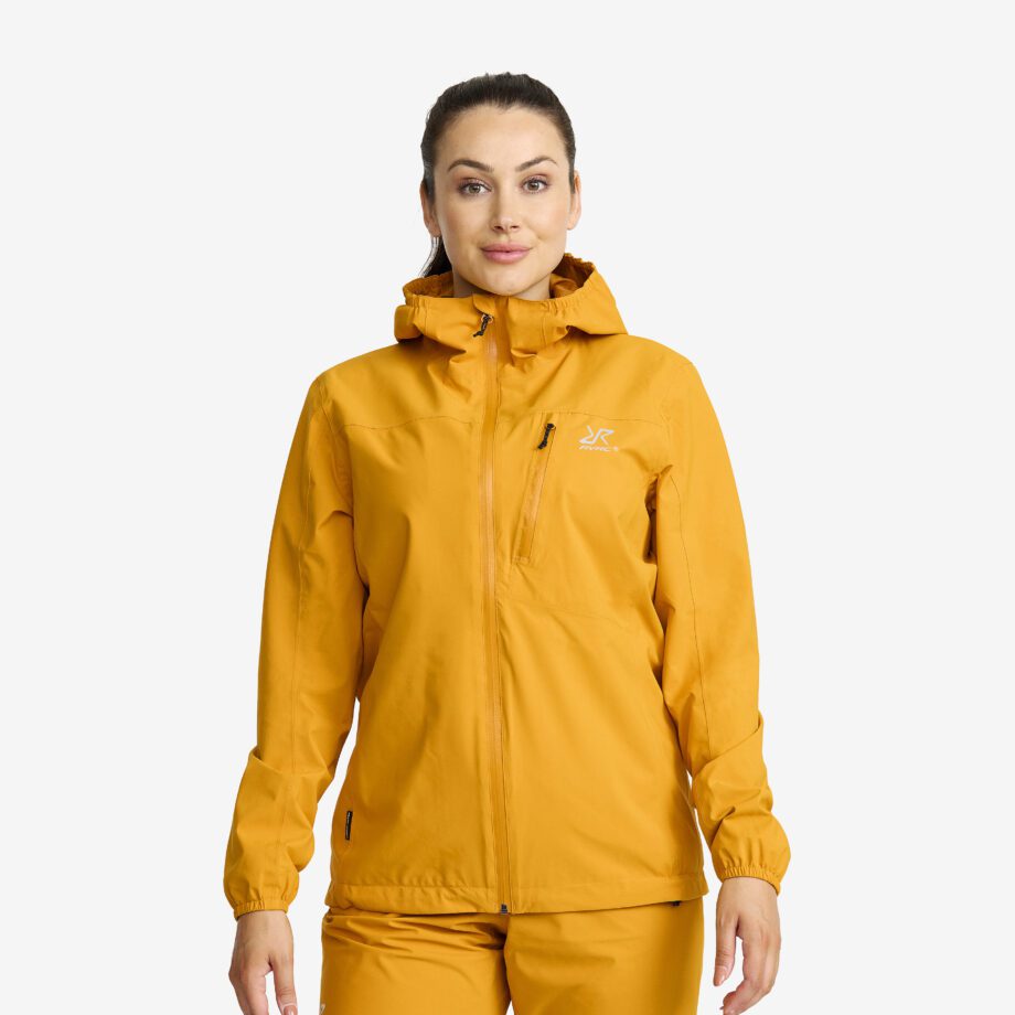 Revolution Race Dam > Jackor > Regn- & Skaljackor - Vector 2L Jacket - Dam - Golden Yellow, Storlek:L