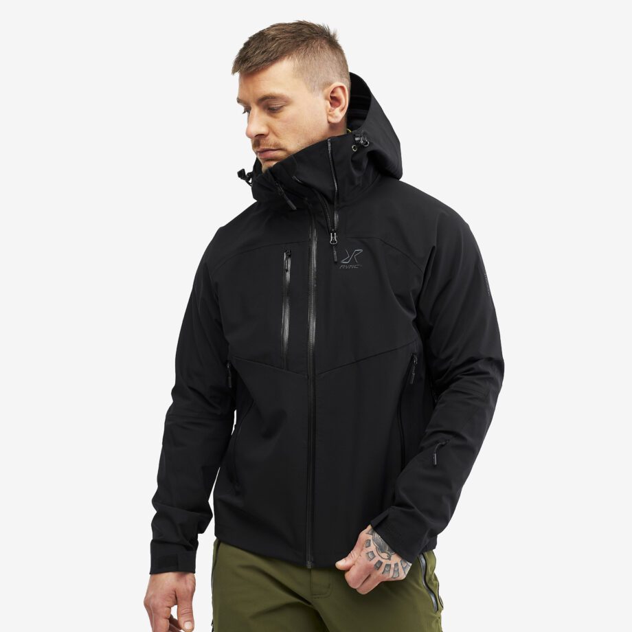 Revolution Race Jackor > Regn- & Skaljackor - Cyclone 3L Shell Jacket - Herr - Black, Storlek:XL