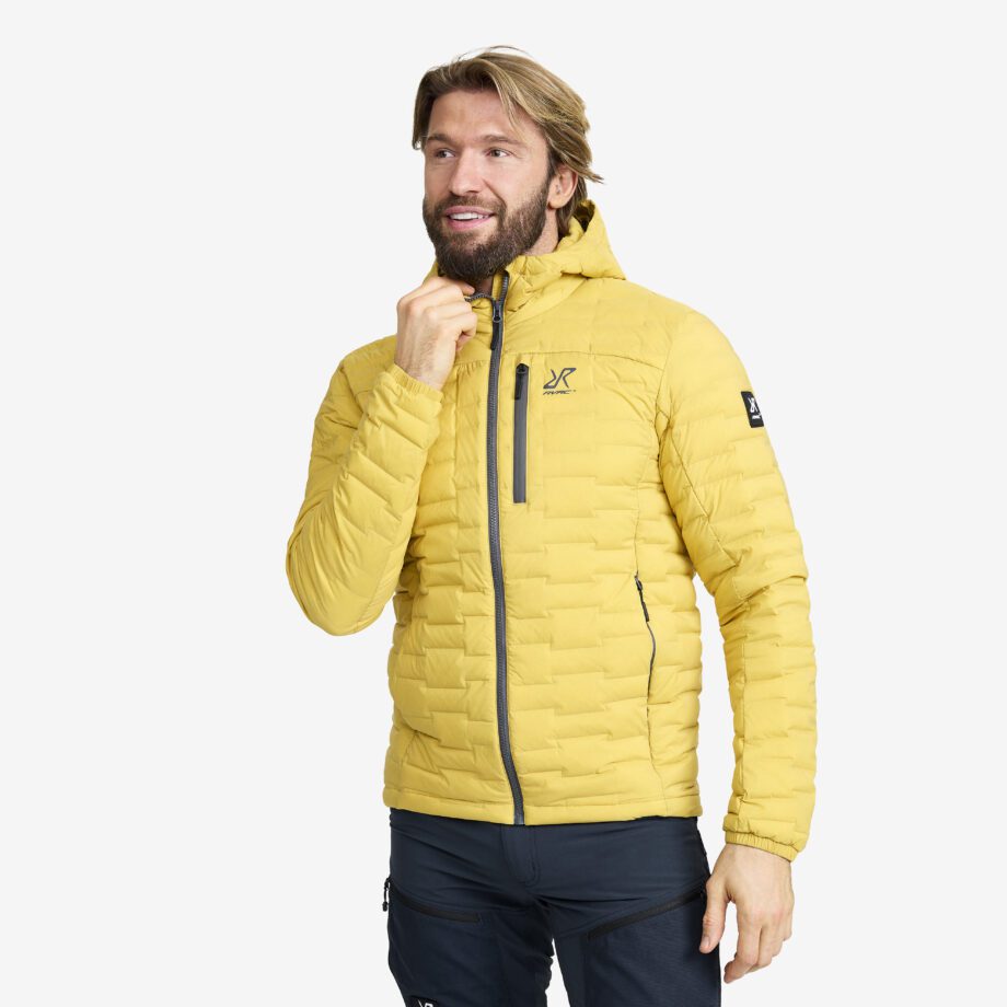 Revolution Race Flex Stretch Down Jacket - Herr - Sauterne, Storlek:XL - Vinterjackor