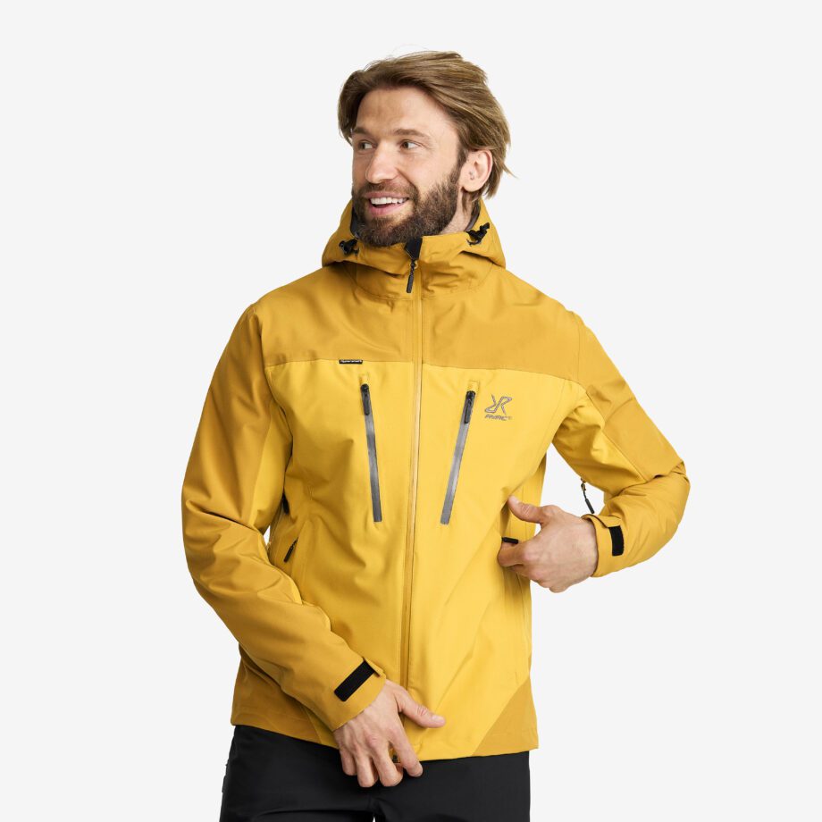 Revolution Race Jackor > Regn- & Skaljackor - Silence Proshell 3L Jacket - Herr - Harvest Gold/Sauterne, Storlek:XL
