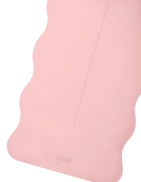 Casall Yoga mat Grip&Cushion III Scallop 5mm - Light pink