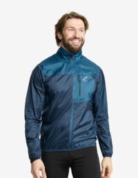 Revolution Race Jackor > Vindjackor - Unit Light Windbreaker - Herr - Moroccan Blue/Moonlit Ocean, Storlek:S