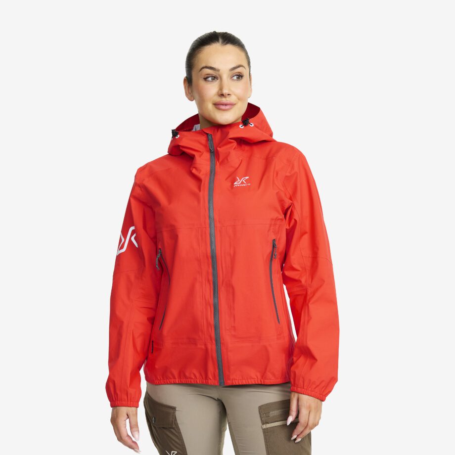 Revolution Race Arcade 3L Lightweight Jacket - Dam - C- Herr -y Tomato, Storlek:L - Skaljacka & Vindjacka