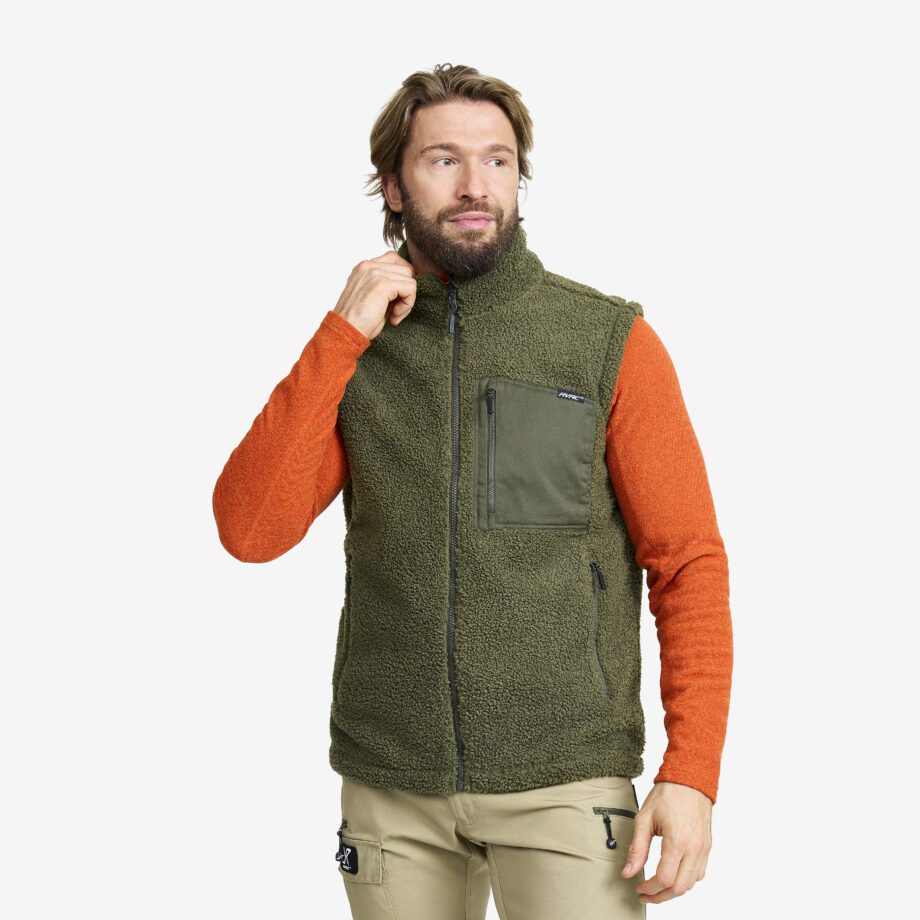 Revolution Race Jackor > Västar - Bigfoot Pile Vest - Herr - Grape Leaf, Storlek:M