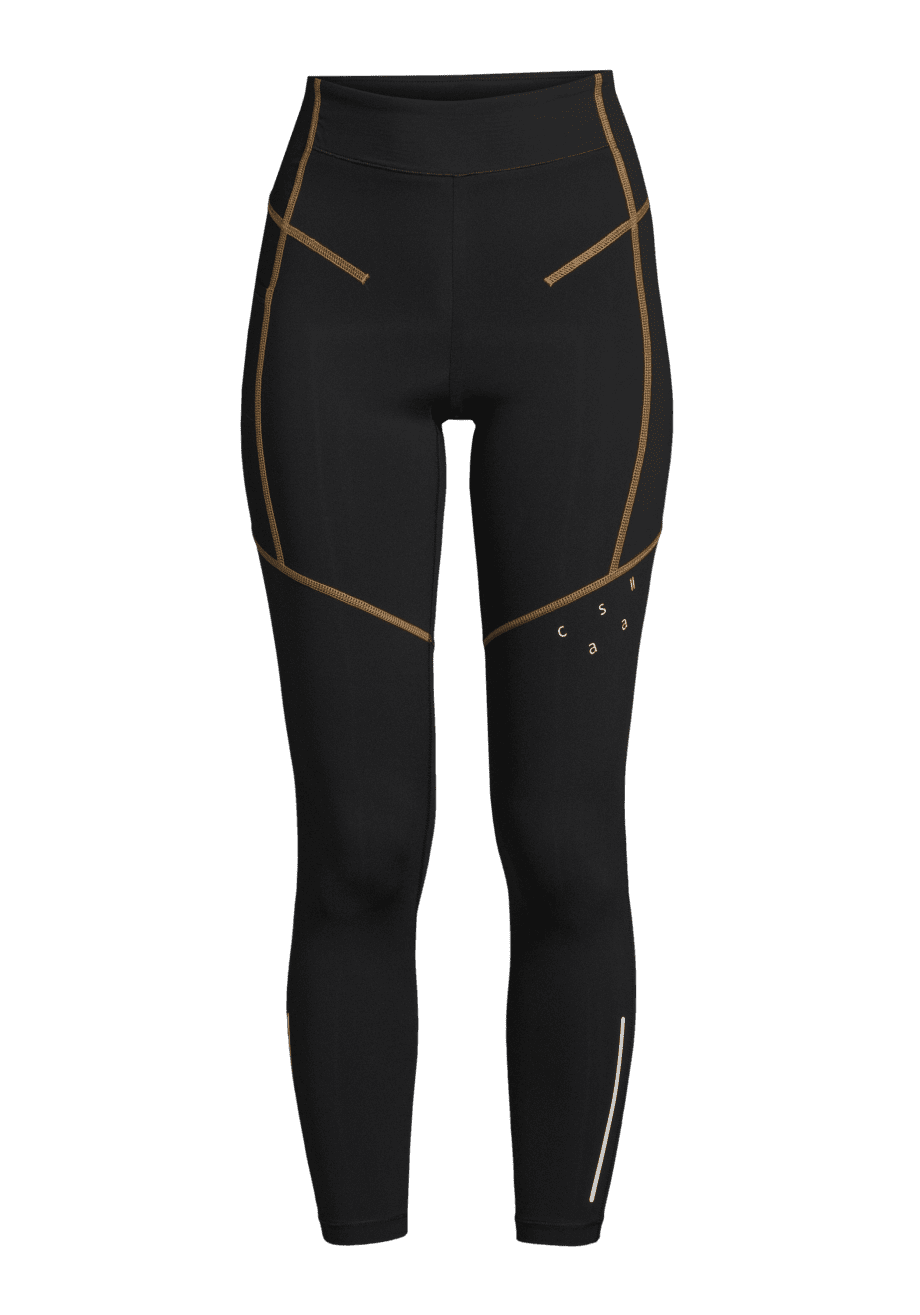 Casall Contrast High Waist Tights - Black