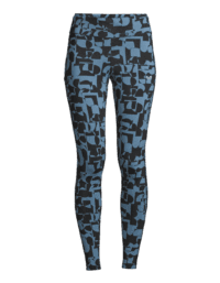 Casall Essential Tights Printed  - Echo Blue