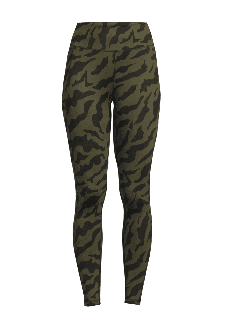 Casall Essential Tights Printed  - Escape Green