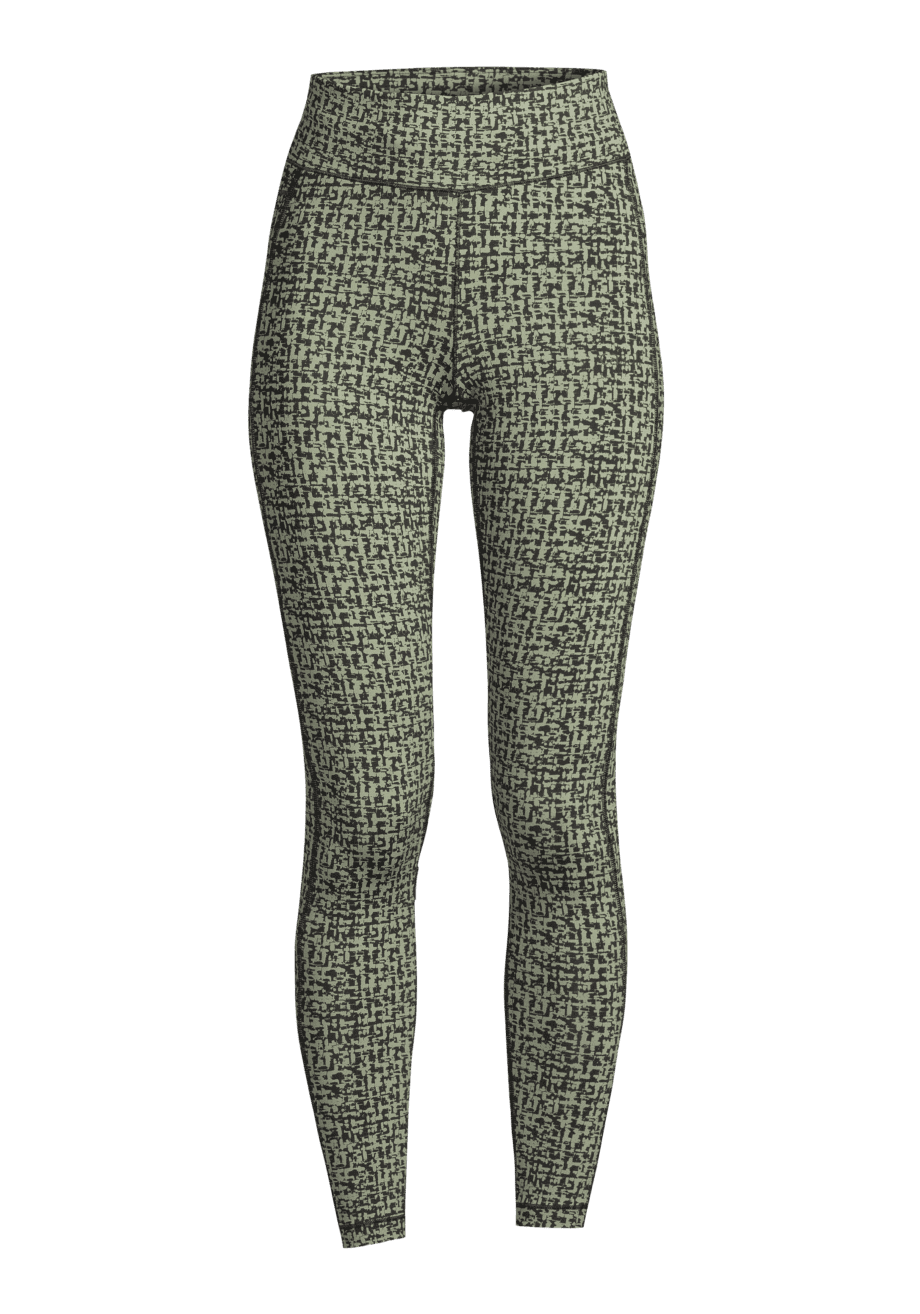 Casall Essential Tights Printed  - Infinite Jade Green