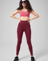 Casall Essential Ultra High Waist Tights - Evening Red