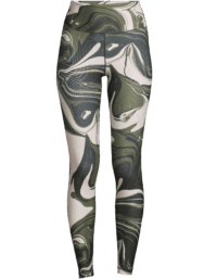 Casall Marbles High Waist Tights - Marbles Green